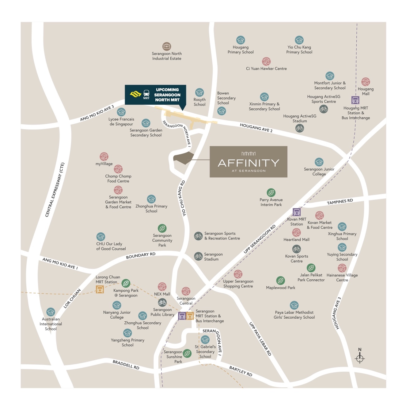 affinity-serangoon-condo-location-map