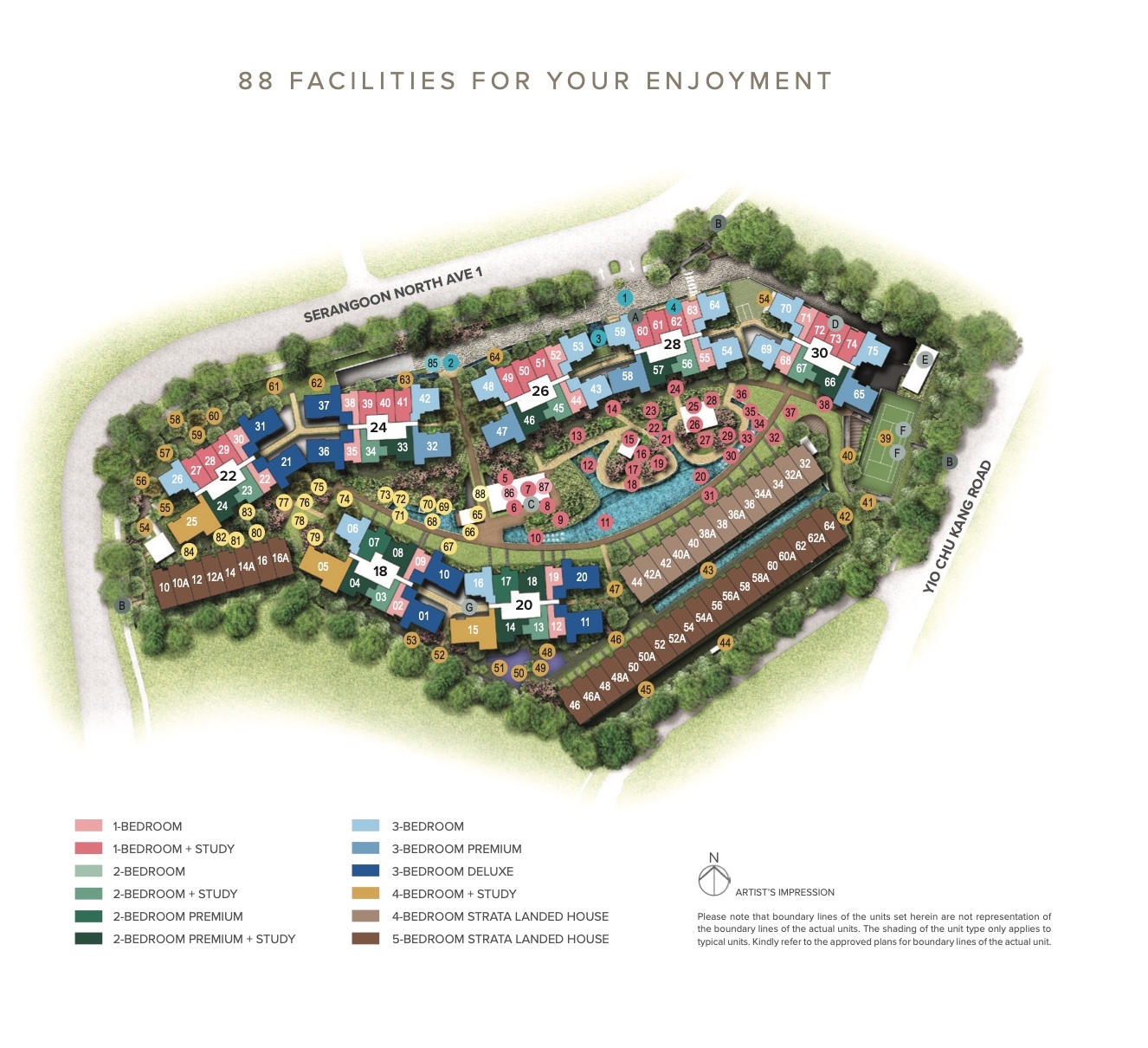 affinity-serangoon-site-map