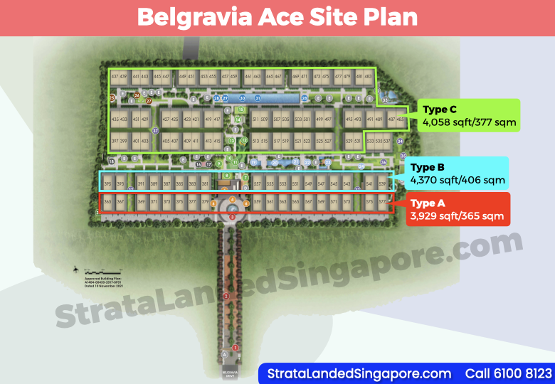 belgravia ace site plan